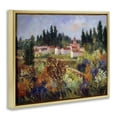 thumbnail image 4 of Stupell Industries Tuscan Countryside Garden Landscape & Nature Painting Gold Floater Framed Canvas Art Print Wall Art, 21 x 17, 4 of 10