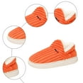 thumbnail image 3 of Rokment Womens Mens Booties Slippers Winter Warm Soft Cozy Memory Foam Non Slip Indoor Outdoor Bedroom House Slip on Boot Shoes Orange Size 9.5, 3 of 6