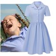 thumbnail image 2 of Disfraz de Cosplay de la película Matilda el musical de Roald Dahl para mujer, vestido azul para Halloween, 2 of 4
