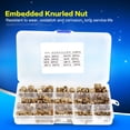 thumbnail image 2 of Embedded Knurled Nut, Knurled Nut, Professional Practical For Industrial Accessories Fastening Hardware Fastener Hardware Industrial Hardware, 2 of 8