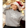 thumbnail image 2 of Tstars Womens Christmas Shirts Gift Big White Snowflakes Christmas Family Holiday Shirts Xmas Party Christmas Gifts for Her Sweatshirt Xmas Women Birthday Gift Hoodie, 2 of 6