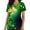 Green, variant on QIPOPIQ Women's Short Sleeve V-Neck Shirts St. Patrick's Day T Shirts V-Neck Pockets Shamrock T Shirt Green Shirt Tops St Patricks Day Shirts Causal Tee Tunic Holiday Shirts Graphic Tees Deals
