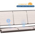 thumbnail image 4 of GOLDSUN 3 Person Glider Swing Hammock Chair w/ Utility Tray & Canopy, Taupe, 4 of 8