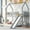 Gray, variant on Solid Pine Bunk Bed | Slide and Space-saving Ladder | Durable for Family Use