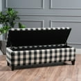 thumbnail image 4 of Modern Fabric Upholstered Storage Ottoman, Removable Lid Linen Footrest for Bedroom,Office,Living Room, Bench with Hidden Space for Blankets,Books,Toys,  for Bedroom, 4 of 12