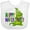 AA-White, variant on Inktastic Happy Mardi Gras Big and Little Alligators with Beads Boys or Girls Baby Bib