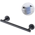 thumbnail image 1 of ZHAOCHENG Toallero solar de 6,5 m, 30 luces, color negro, 30 cm, acero inoxidable 304, ideal para papel higiénico., 1 of 5