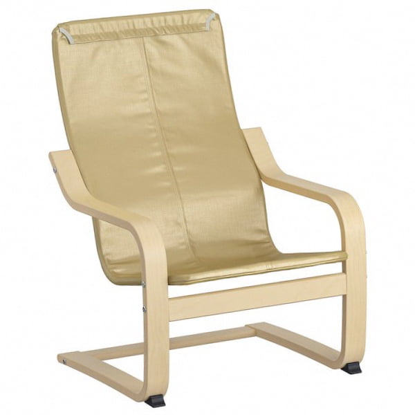 Armchair Frame Birch Veneer Chair, Ikea Poäng Chair Dimensions