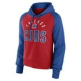 thumbnail image 2 of Women's Fanatics Royal/Red Chicago Cubs Pop Fly Pullover Hoodie, 2 of 3