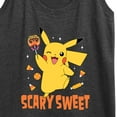 thumbnail image 3 of Pokémon  - Pikachu Scary Sweet - Women's Racerback Tank Top, 3 of 5