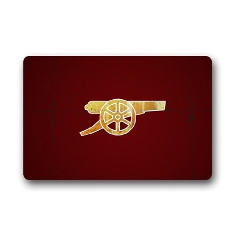 QIFEIHA Arsenal FC THE GUNNERS Doormat Outdoor Indoor Floor Mats Non-Slip Bathroom Mats Rug Size 23.6x15.7 Inch