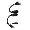 thumbnail image 4 of Cable adaptador Nikou POE pasivo de 12 V con alimentación a través de Ethernet divisor inyector resistente al agua Negro, 4 of 15