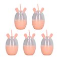 thumbnail image 2 of Caja de esponjas de maquillaje de 5 uds., caja de almacenamiento de huevos de belleza portátil de gran capacidad con dibujos animados bonitos para mujeres y niñas, 2 of 8