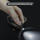 thumbnail image 3 of Alarma personal, alarma antirrobo con llavero - Alarma de bolsillo de seguridad de emergencia de 150 dB con luz LED - Zumbador de prevención para mujeres y niños (negro) 1 pie, 3 of 5