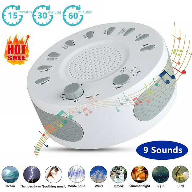 White Noise Machine, 9 NonLooping Soothing Nature Sounds, Sleep Sound