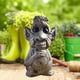thumbnail image 5 of Pequeña tribu jardín/decoración al aire libre estatua única artesanías de resina paisaje Ladrar viejo Sharpla estatuilla decorativa, 5 of 8