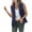 Blue, variant on Blazer Jackets for Women Sleeveless Summer Vest Casual Open Front Work Office Coats Tops