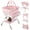 Pink, variant on Babyjoy Baby Changing Table with Storage Bag Shelf Toys Lockable Wheels Adjustable Heights Pink