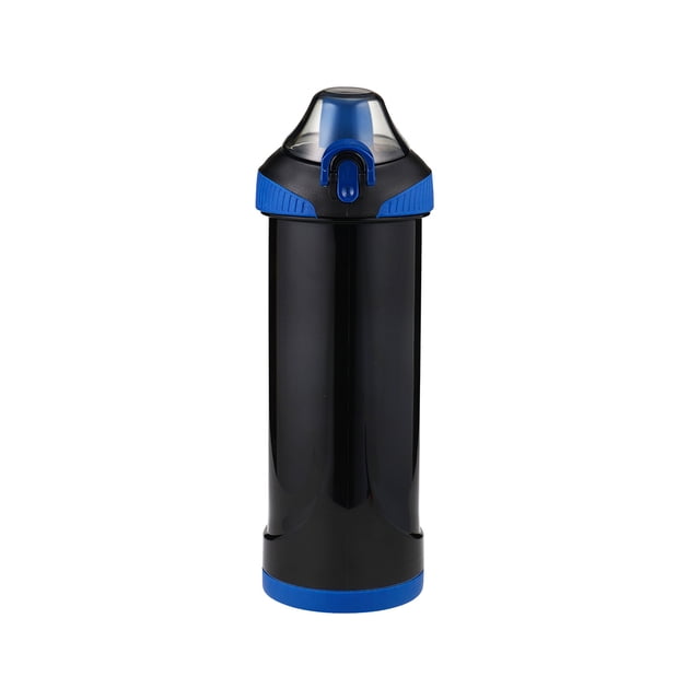 Bearachild Vaso de agua liviano de plástico con tapa a prueba de fugas: manténgase hidratado en cualquier lugar Actividades al aire libre Negro Type3 NO3