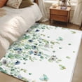 thumbnail image 4 of Sage Green Eucalyptus Area Rugs 2.7'x5', Washable Small Throw Rugs for Kitchen Bedroom, Weeping Botanical Farmhouse Leaves Indoor Outdoor Rug Non-Slip Low Pile Carpet Runner Reversible Floor Mats, 4 of 8