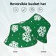 thumbnail image 2 of Fotbe Snowflake Sombrero Tipo Pescador con Estampado – Sombrero de Sol de Algodón de Moda para Playa, Golf, Pesca, 2 of 6