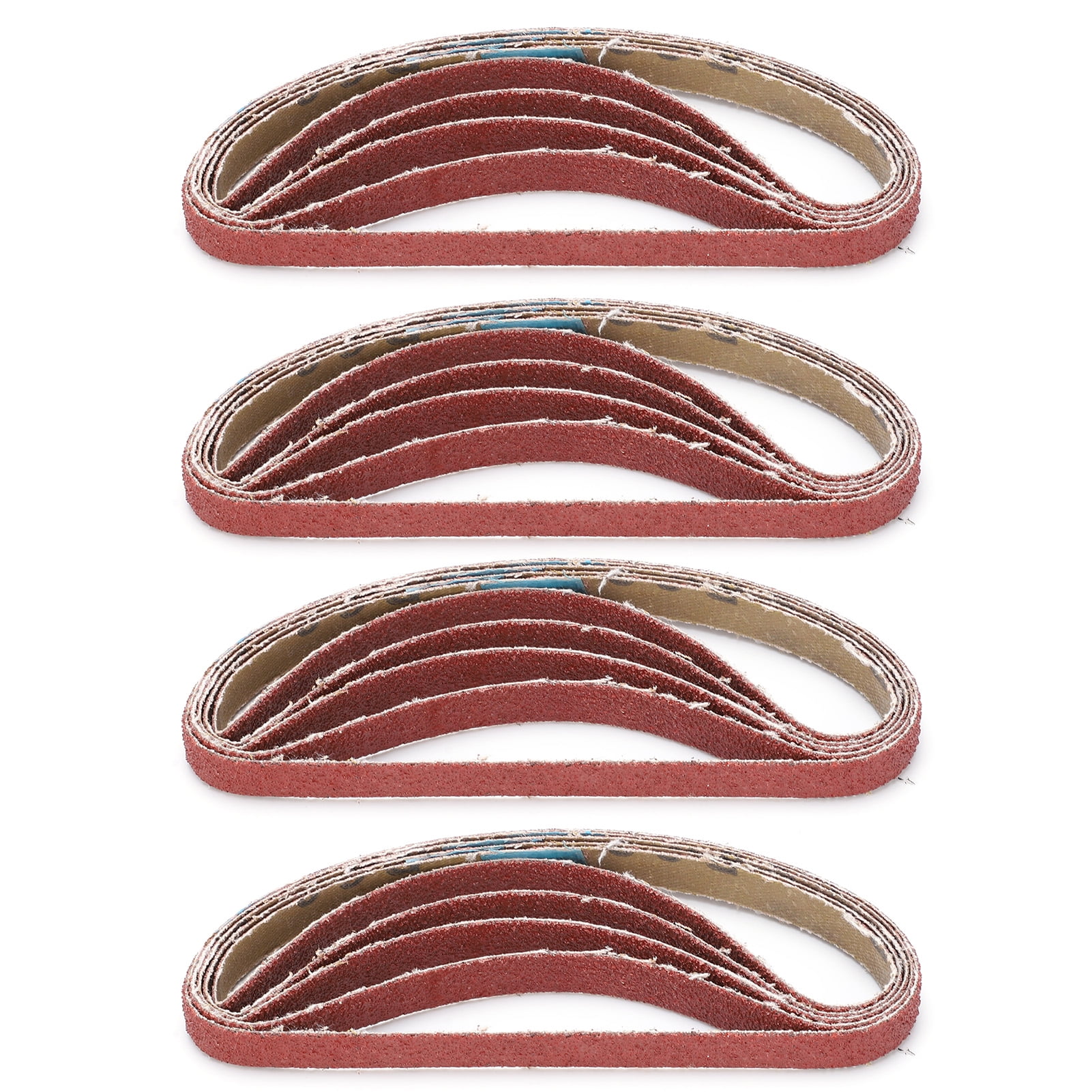 5 Bandes Abrasives 3/8 X 22 Pouces, Grain 180 – Pour Ponceuse, Par Uxcell