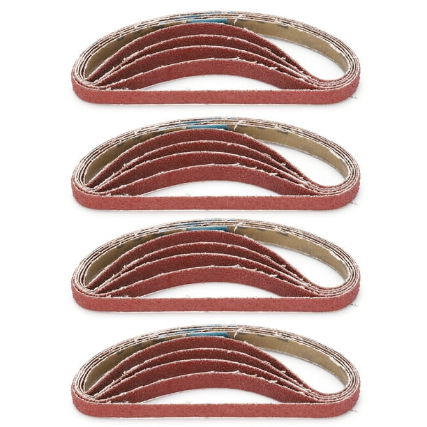 Tira de cinturón de papel de lija, 20 piezas Cinturón de papel de lija Lijado Cinturón abrasivo Cinturón de papel de lija creado magistralmente