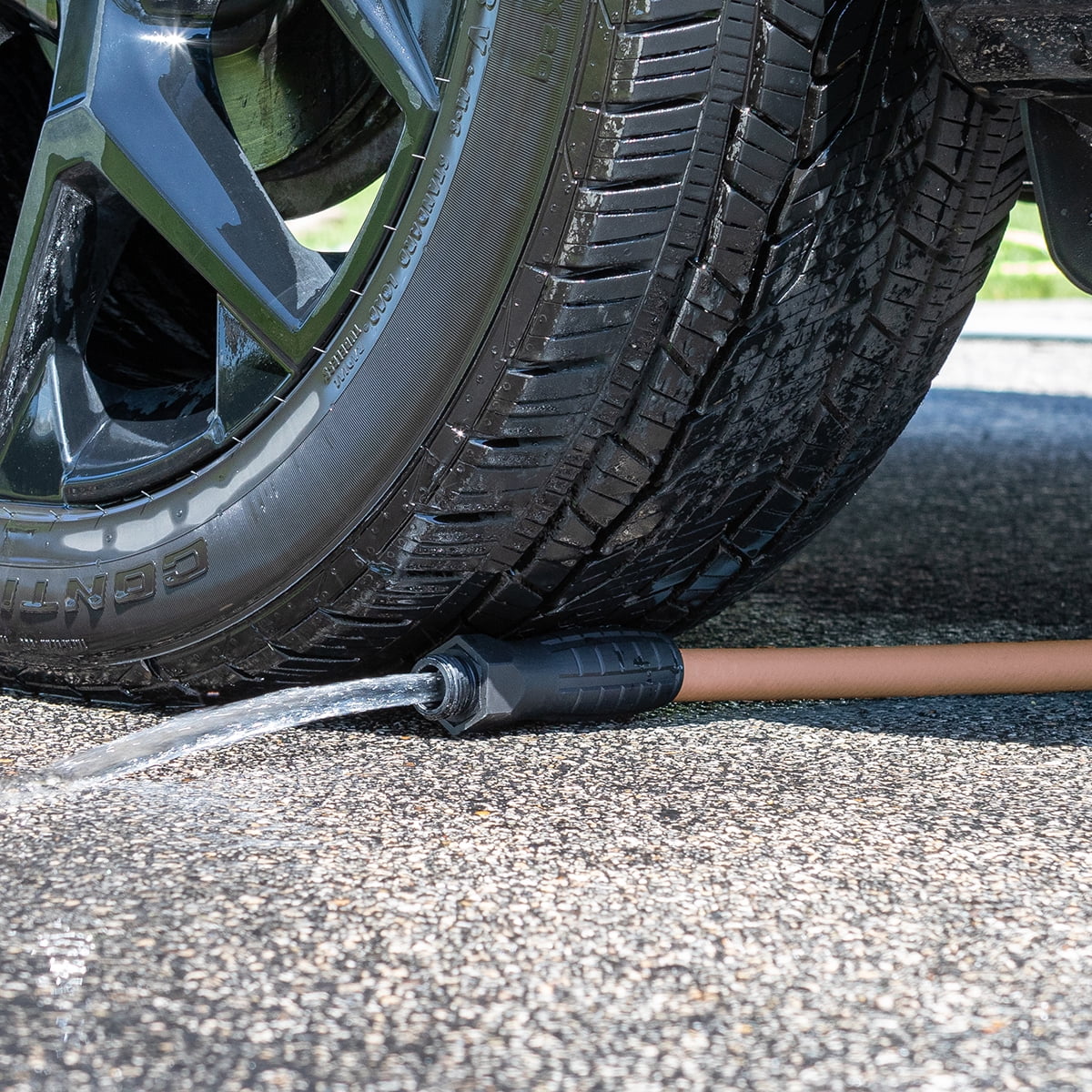 Flexzilla Colors SwivelGrip Garden Hose 5/8 in. x 50 ft., Lightweight All-Weather Water Hose, Durable and Flexible, Leak-Free Connections, Red Clay