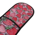 thumbnail image 4 of Yayeee Double Oven Mitt Kitchen Heat Resistant Baking 35" x7" Quilted Glove, Sweet Strawberry, 4 of 6