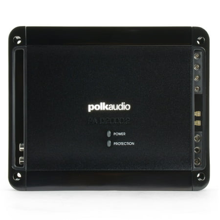 Polk Audio PAD2000.2 500 Watt 2 Channel Class D Bridgeable Car Audio (Best Amplifier Under 500)