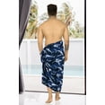 thumbnail image 3 of LA LEELA Men's Standard Beachwear Sarong Pareo Wrap One Size Onyx, Dolphin Summer Vacation Party, 3 of 5
