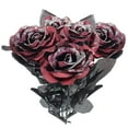 thumbnail image 1 of Artificial Rose Sequin Black Rose Imitation Rose Fake Rose Flower Halloween Decoration Sequin Black Rose Imitation Rose Fake Flower Halloween Decoration Multicolor Artificial, 1 of 8