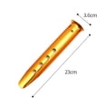 thumbnail image 4 of Aoanydony 5Pcs Portable Tent Stakes Pegs Ground Nails Snow Sand Camping Yellow 23cm, 4 of 6