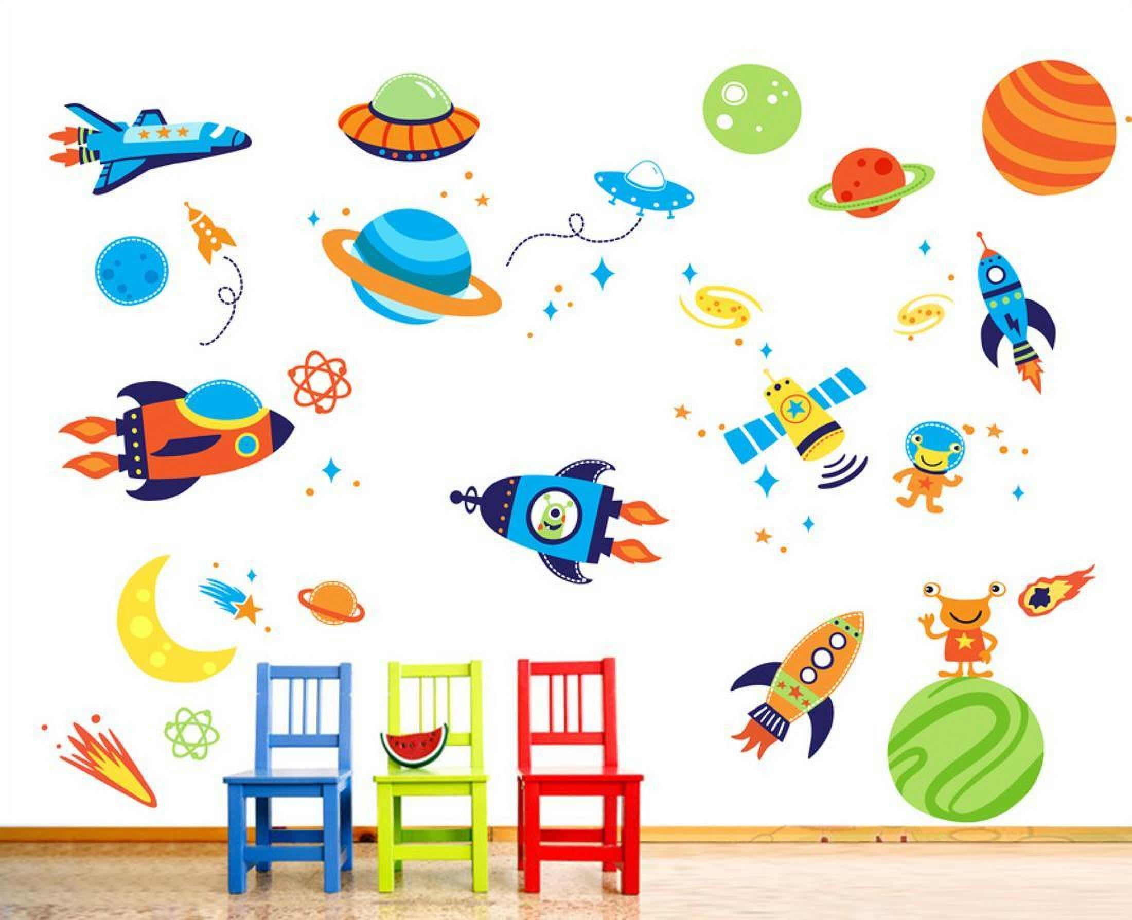 Super Space Explorer Wall Decal Sticker - 10x18