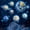 Earth-blue, variant on Glow in The Dark Stars Solar System Wall Decals, Star and Planets Stickers for Ceiling, Kids Wall Sticker Space Room Decor (Green)