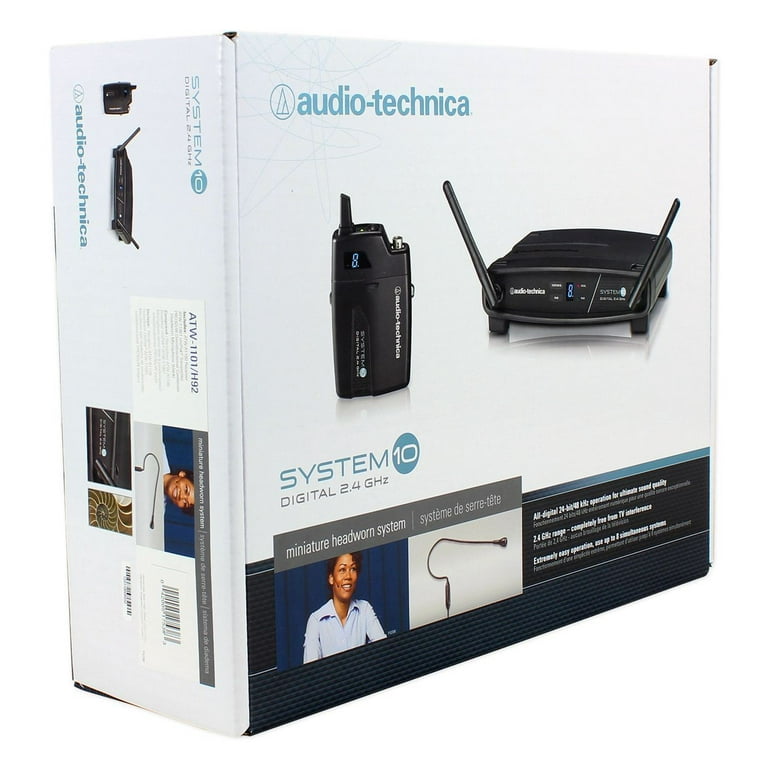 Audio Technica ATW-1101/H92 System 10 Digital Wireless Audio Technica ATW-1101/H92 System 10 Digital Wireless