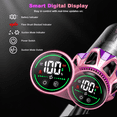 thumbnail image 6 of Cordless Vacuum Cleaner, 600W/55KPA Vacuum Cleaners for Home, 55Mins Stick Vacuum, Anti-Tangle & 1.8L Large Dust Cup, Lightweight Vacuum for Hard Floors Carpet Pet Hair, Purple Pink, 6 of 10