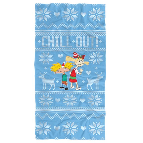 Ren and Stimpy, 30'x60' Chill Out Beach Towel