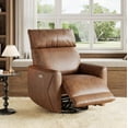 thumbnail image 4 of Ataucjin Power Recliner Chair, Swivel Rocker Chair for Adults, Upholstered Fabric Glider Recliner Nursery Chair with USB Ports, Ergonomic High Back Single Sofa Seat for Living Room, 4 of 7