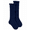 Navy, variant on Girls Womens Seamless Ripple Edge Knee High Socks 1 Pair Pack