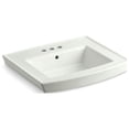 thumbnail image 6 of Kohler K-2358-4 Archer 24" Pedestal Bathroom Sink - Black, 6 of 6