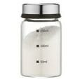 thumbnail image 1 of 150mL Glass Seasoning Jar With Scale 4 Outlets Spice jars Kitchen Chili Pepper Powder Sprinkling Jar Barbecue Salt Shaker Container, 1 of 7
