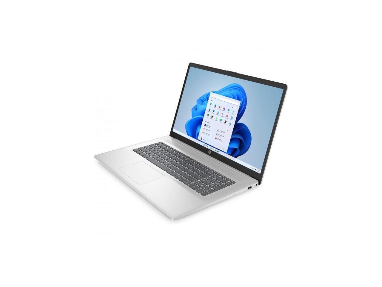 HP Laptop 17.3" Touchscreen HD+ Intel Core i3-1215U 8GB DDR4 RAM 256GB SSD Intel UHD Graphic Natural Silver - 17.3" diagonal HD+ 1600x900 Touchscreen Display - 8GB DDR4 RAM - 256GB SSD - Int - image 2 of 7