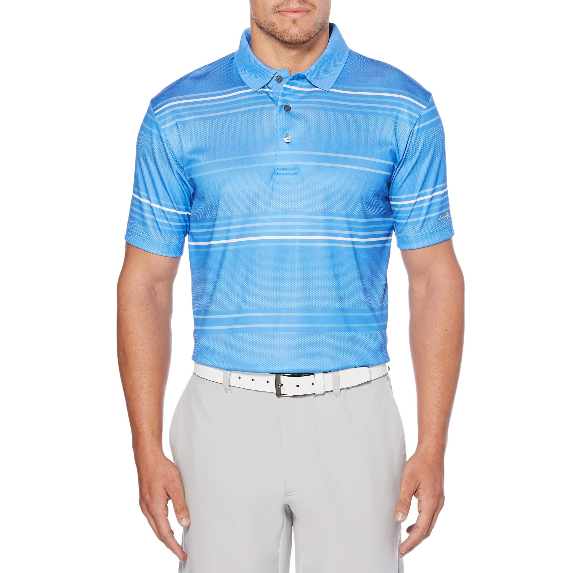 Ben Hogan - Ben Hogan Men's Performance Short Sleeve Printed Stripe ...