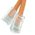 thumbnail image 1 of C&E Cat6 1-Foot Bootless Ethernet Patch Cable, 3-Pack, Orange (CNE57658), 1 of 2