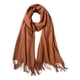 thumbnail image 1 of Bufanda cálida de otoño para mujer, bufanda de algodón de color liso con borlas/flecos, bufanda de pashmina a cuadros de color liso, bufanda XL, estola multifuncional, 1 of 5