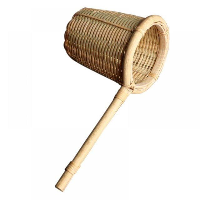 Portable Tea Strainers,Bamboo Rattan Gourd Shaped Tea Leaves Funnel for Tea Table Decor Tea Ceremony Accessories