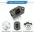 thumbnail image 3 of Resistor del motor del soplador HVAC para Peugeot 406 Break 8E/F Tous Moteurs 95-04 para Peugeot 406 8B 95-04, 3 of 6