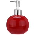 thumbnail image 1 of 1Pc Press Bottle Ceramic Lotion Packing Bottles Squeeze Pump Dispenser (Red), 1 of 3