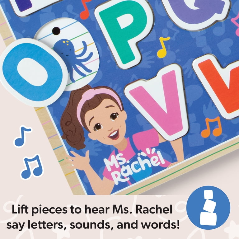 Ms. Rachel Wooden Phonics Alphabet Sound Puzzle, 26 Pieces photo 7